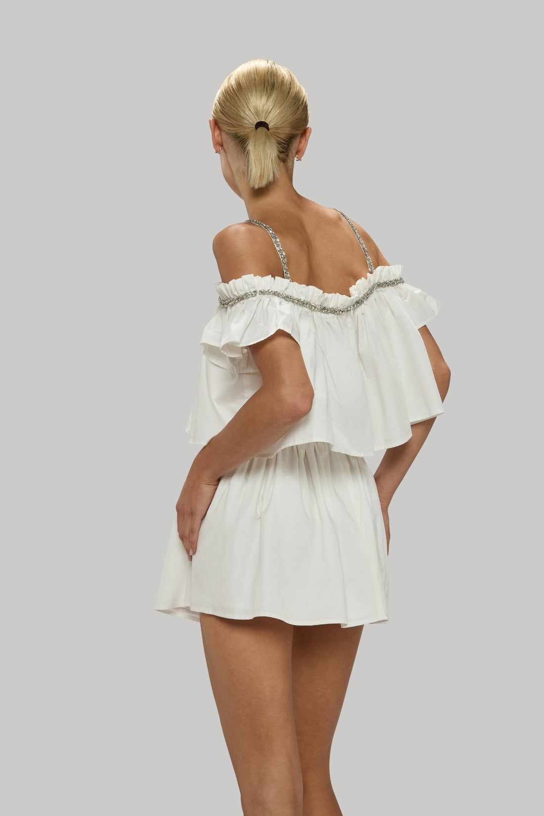 Embellished Off Shoulder Top - Jasmine Elaine