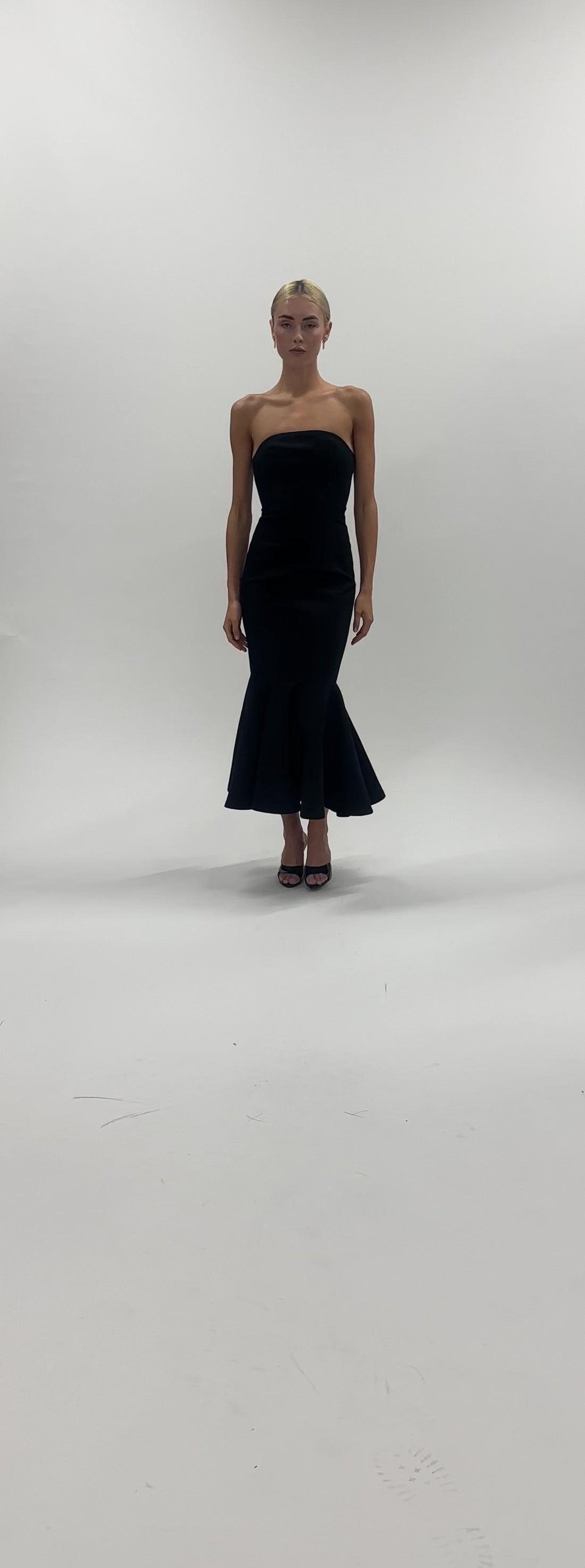 Trumpet Hem Tube Dress