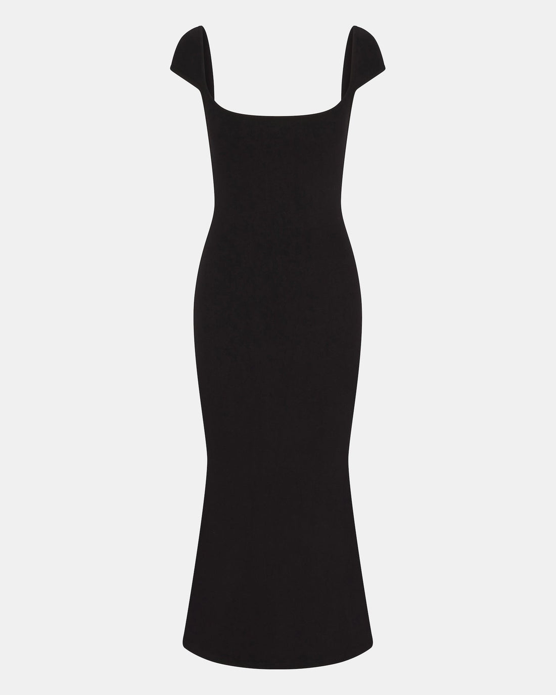 Ribbed Knit Cap Sleeve Dress - Jasmine Elaine