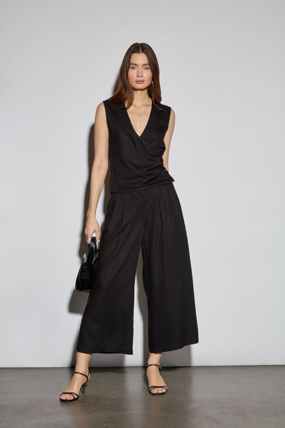 The Gathered Wrap Top - Jasmine Elaine