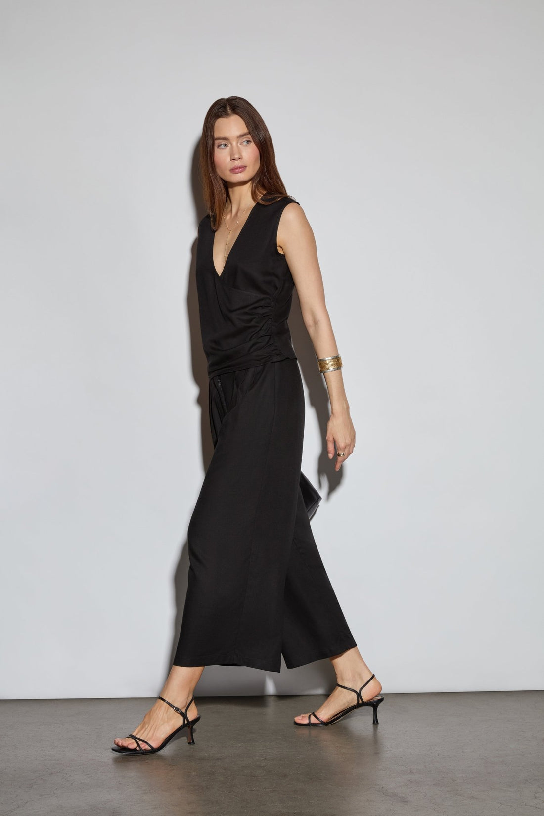The Gathered Wrap Top - Jasmine Elaine