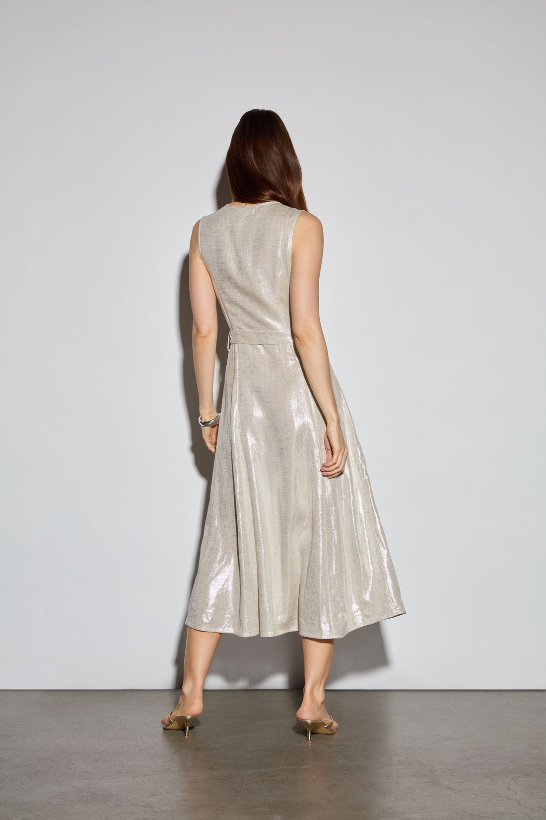 The Linen Wrap Dress - Jasmine Elaine