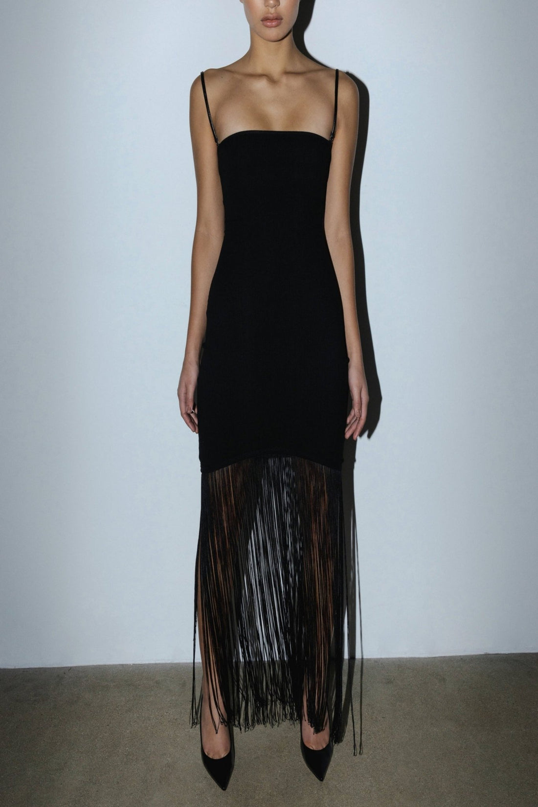 Fringe Maxi Dress - Jasmine Elaine